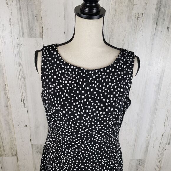 Ralph Lauren Retro Polka Dot Dress Sz 10 - Picture 3 of 10